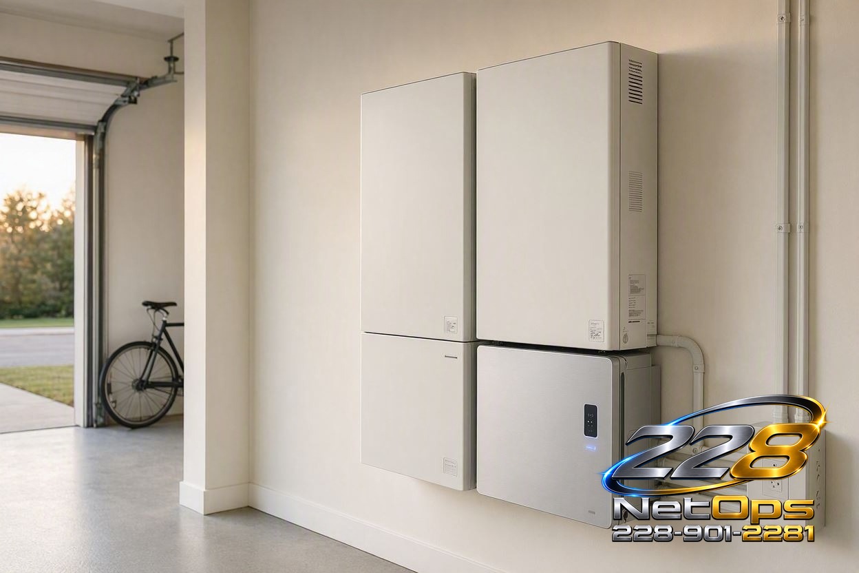 Home battery backup system installation
