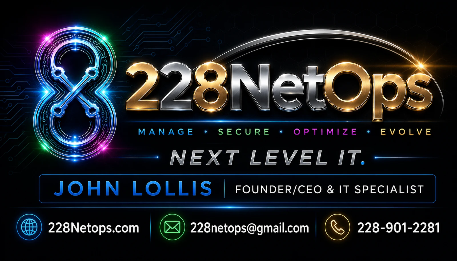 John Lollis, Founder and CEO of 228NetOps